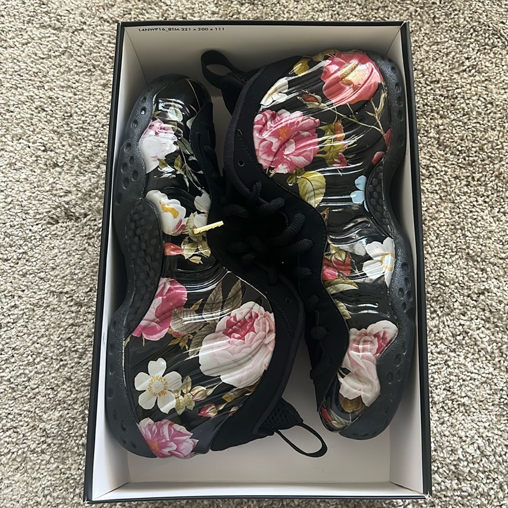 Floral Foamposite Ones